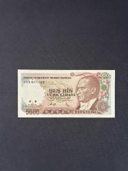 E03 seri büyük Mevlana 5000 Lira