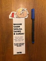 Fırat : Banane Canım Sıkılmasaymış O Zaman / Kitap Ayraç [Ebat: 6x20cm Sert Kartondan Orijinal Tescilli Ürün] by Uğur Gürsoy