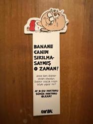 Fırat : Banane Canım Sıkılmasaymış O Zaman / Kitap Ayraç [Ebat: 6x20cm Sert Kartondan Orijinal Tescilli Ürün] by Uğur Gürsoy