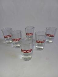 6 adet Smirnoff shot bardak