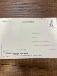 Chıcago Kartpostal 15x10  ebatında