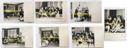 YEŞİLÇAM'IN YILDIZI BELGİN DORUK'UN ORİJİNAL 7'Lİ FOTOĞRAF SETİ - 18 x 12 cm EBADINDA - BELGİN DORUK, RÜÇHAN ÇAMAY, LALE SARI ve ARKADAŞLARI EV ORTAMINDA BİRLİKTE ZAMAN GEÇİRİRKEN ÇEKİLMİŞ 7 FARKLI KARE
