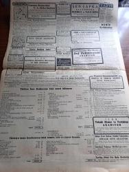 Cumhuriyet Gazetesi - 22 Mart 1942 - Cevapsız Sualler Cumhuriyet Başmakale - Nevruz günü baskı yapan kara kış - karlar altında kalan Galata köprüsü'nün görünüşü - Japon harp tebliği birmanya'da ileri hareket devam ediyor - Amerika'nın muhtelif cephelere sevk ettiği son sistem ağır tanklardan fotoğraf - bomba muhakemesi 1 Nisan'da Ankara ağırceza mahkemesinde başlayacak - Anıtkabir jüri azaları dönüyor - Mısır başvekili Nahas Paşaya bir talebe kurşun attı başvekile bir şey olmadı - şark cephesinden resimler - Taksim sinemasında bugün yıkılan yuva başrolde Fatma Rüştü - arjantina filmi Melek sinemasında - Spengler'in felsefesi yazan Ziyaeddin Fahri - Milli korunma mahkemesi Dün ilk kararını verdi - sızı yazan Mükerrem Kamil Su Yazı Dizisi - bugün Edirne'de yapılacak kır koşusu - Erna Sack'ın Bugünkü Konseri - Şen Şapka Sultanhamamda - bugünkü radyo programı - izona saç sabunu - borsa