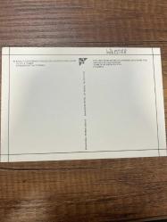 Sıraltı tekniğinde stilize gül motifli İznik çinisi 16. y.y. 2. Yarısı Hürrem sultan türbesi Kartpostal 15.5x11  ebatında