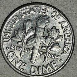 AMERİKA  1981 D  1 DIME  10 CENT