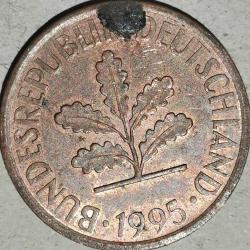 ALMANYA 1995 J  2 PFENNIG