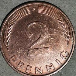 ALMANYA 1981 F  2 PFENNIG