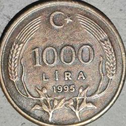 TÜRKİYE 1995  1000  LİRA