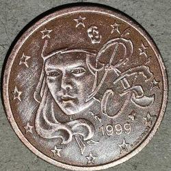 FRANSA    1999   2 EURO CENT