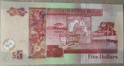 2020.KRALİÇE.BELİZE  5 DOLAR ÇİL KAĞIT PARA RESİMDEKİ ÜRÜN