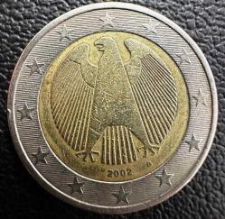2 EURO MADENİ Almanya 2002 G  (Resimdeki Ürün Gönderilecektir) (163)
