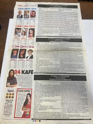 GÜNEŞ VE VENUS GAZETESİ DOĞUM GÜNÜ GAZETESİ - 8 TEMMUZ 2018  -megan fox- annesiyle İstanbul’da - başak dizer - buket dizer - kıvanç tatlıtuğ - Yeşilçam’ı buluşturan düğün - burcu yakupoğlu- Umutcan silan- bircan silan- ediz Hun - Derya balta - zayıflığıyla şaşırttı - Burak deniz - Büşra develi - Cem karcı - dua lipa- denizin dava hazırlığı - yeliz yeşilmen- tolga çevik - sosyete değiliz tatil yok - serkan kaya - ipek tanıyar - barış kurtuluş - İstanbul Anadolu 19. İcra dairesi - marmaraereğlisi icra dairesi - Muğla 1. İcra dairesi- taşınmazın açık artırma ilanı - billur aktürk - Murat ferman - nurşin ateşoğlu - Kocaman ailem - ruhun doysun - ajans - sırdaşı tarıh