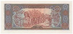 Laos 1988 Yılı 500 Kip ÇİL