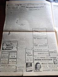 Cumhuriyet Gazetesi - 19 Eylül 1943 - İngiliz politikası yazan Nadir Nadi Başmakale - Almanlar Salernoda geri çekiliyorlar - müttefikler üç küçük adayı işgal ettiler - şimali İtalya'da iç durum yeniden karışıyor - Mussolini dün gece İtalyan milletine hitap etti fotoğraf - yeni gine'de harekata sahne olan bölgeleri gösterir kabartma harita - yeni gine'de lae üssü de zapt edildi - Almanlar Kief'i müdafaaya hazırlanıyor - Yıldız bahçesi dün halka açıldı fotoğraf - Dil iskelesinde yeni yapılan köprüden dün İlk tren geçerken fotoğraf - varlık vergisinden kimler muaf tutulacak - merhum kimyager İbrahim ethem'in cenazesi - Münir Nurettin Selçuk ve Mualla Gökçay Tepebaşı belediye bahçesinde - erkek düşmanı filmi bugün Saray sinemasında - topuzun kısmeti yazan Mahmut Yesari yazı dizisi - birinci sınıf operatör Doktor Cafer Tayyar Kankat - Hayriye Lisesi kayıt ilanı - Raşit Rıza tiyatrosu çemberlitaş sinemasında - Eterna İsveç saati - Universal kronograf saatleri gelmiştir arlon saat mağazası