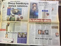 AKŞAM GAZETESİ - 23 EYLÜL 2001 - FAİZ TERÖRÜ LADİN'DEN BETER - DERBİDE GALATASARAY FENERBAHÇE'Yİ 2-0 YENDİ - KADDAFİ'NİN İSTANBUL'DA NAMAZ HAYALİ - FİKRET KIZILOK HAYATINI KAYBETTİ - JULIA ROBERTS - AJDA PEKKAN - İETT ZAMMINA ÖFKE - AŞK ÖMRÜ UZATIYOR - PİRELLİ'Yİ DE KAÇIRDIK - LARA CROFT - PİYASALAR ENKAZ ALTINDA - ANAYASA MARATONU - AKP'DEN ERKEN SEÇİM HAZIRLIĞI - ECEVİT'TEN BUSHA DESTEK MEKTUBU - FAHRİYE ERDAL, DURSUN KARATAŞ, İSA ALTSOY, KATİLLERİ İSTİYORUZ - DOKTORLAR BİLE İŞSİZ - GALATASARAY BAYRAMI - DENİZ GÖKÇE - DÜNYA KONTAKT KAPATTI - FBI BİNASINA SİLAHLI SALDIRI