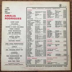 Amália Rodrigues - Au Pays Du Fado / France 1966 / LP / *fado, folk*