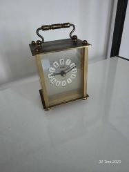 VİNTAGE ALMAN EMES MARKA PİRİNÇ KASA MASA SAATİ