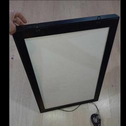 +1 kanvas ışıklı tabela. Kullanılmamış. Orjinal kutusunda. 70x50 cm çalışır vaziyettedir
