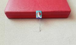 ESKİ - TÜRKİYE YELKEN FEDERASYONU ROZETİ - MADALYA ( SICAK MİNELİ MODEL ) C1487