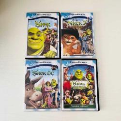 Şrek 4 Film DVD Set - Shrek 1 2 3 Sonsuza Dek Mutlu
