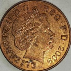 İNGİLTERE  2009   2 PENCE