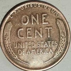 AMERİKA 1957 D    1 CENT   BUĞDAY CENT