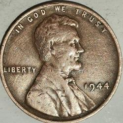 AMERİKA 1944      1 CENT   BUĞDAY CENT