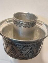 BUZLUK, USTA DAMGALI BAKIR BUZ KOVASI ÇOK GÜZEL İŞLEMELİ ESKİ TEMİZ NADİR ÇIKAR..