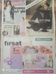 Sabah Günaydın Gazetesi Doğum Günü Gazetesi- 13 Aralık 2006-hayko cepkin-atıf yılmaz-imparatorluklar istanbul'da-esin küçüktepe pınar-ayıp ettik-takva-dondurmam gaymak-arabalar-çinliler geliyor-enba orkestrası-Ajda pekkan-orhan osman-beyoğlu-bellona-home store-Angelina jolie-brad pitt-beyonce rüya gibi-Sayfa sayısı 2 dir