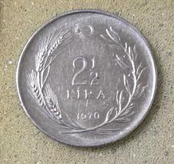 1970 2½ Lira FAO 
