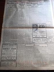 Cumhuriyet Gazetesi - 13 Şubat 1942 - bir adım İleri iki adım geri siyaseti yazan Yunus Nadi Başmakale - İstanbul'un zirai planı hazırlandı - Gazette De Lausanne'ın mühim bir makalesi Türkiye bitaraf kalmak azmindedir - Amerika'nın iddiaları Paris'te Peten'le  Hitler buluşacaklarmış - şark cephesinden yeni resimler ormanlarda Alman ileri hat siperleri - Macar Kral Naibi değişiyor - Tass ajansının bir tekzibi batum'daki rus taburlarının bize iltica ettikleri asılsız - Singapur harbi şehir hala mukavemet ediyor - İzmir mebusu Mustafa Bengisu vefat etti - Japon harp tebliği birmanya'da ilk hat istihkamları - İspanya ve Portekiz yakınlaşması General Franco ile M.Salazar sevilde müzakerelere giriştiler - denizlerde durum yazan Abidin Daver yazı dizisi - millet namına filmi bu akşam ses sinemasında - İbrahim Özgür ve Ateş böceklerinin iştirakiyle danslı çay beyazıt'ta Marmara sineması alt salonunda - zehirli çiçek filmi başrolde eşsiz Dilber Mısır yıldızı Emine Şekib Taksim sinemasında