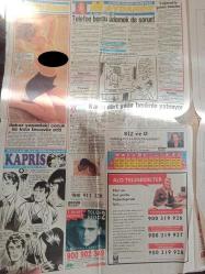 Süper Tan Haftalık Magazin ve Siyasi Aktüalite Gazetesi - 15 Kasım 1992 - Süleyman Demirel - Arkamda güçlü kişiler var - Serpil Alkan - Rahmi Koç - Sevtap Demiroğulları - Emel Çelik - Selmin Alponat - Hülya Mecilli, Ankara'nın başına bela oldu - Ölümün Sıcak Yüzü çizgi romanı - Haldun Sevel - Süper Tan'cıların Uydu Kanalı - Nurettin'in tramvayı yoldan çıktı - Yasemin Yalçın'dan dava - Rüzgara Karşı - Engin Şeremet - Maydanoz - Thierry Laroche - Ekran Çıldırdı - Dansözlü Gece - Leyla Adalı - Ozan Orhon - Muazzez Ersoy - Cem Karaca - Korkunç Tatil filmi - Körfez savaşı Kocaeli'nin - Beşiktaş yenilmiyor - Bedmen: Kötü Adam fotoromanı - Yavuz Karakaş - Sedat Özen - Hülya Ertan - Fadıl Öz - Sevtap, Avrupa'nın En Güzel Türk Kızı - Gonca Çalhan - Deniz Altıner - Sermin Yaman - Seval Şafak - Sevgi Hafızoğlu - Dilek Turkayık - Berna Çpın - Birsen Bakkaloğlu - Şule Kırmızıbayrak - Kumsal Altıner - Pelin Dursun - Selda Akyıldız fotoğraf ve haberi - Tam Takım Gazete