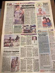 HÜRRİYET KELEBEK GAZETESİ DOĞUM GÜNÜ GAZETESİ - 28 TEMMUZ 1990 - Her Kadın için gerekli 7 vitamin mineral-Türkan Şoray kardeşi için çok üzgün-paksoy çiçek yağı-her keseye göre bir demet sevgi-Nazan Şoray-Turan Çevik-giyinirken zehirlenmeyin-Leyla ismier-Timur esener-Sevgili Güzin abla-yaz tatili zehir olmasın-sayfa sayısı 2 dir