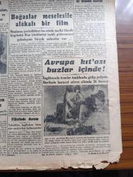 Cumhuriyet Gazetesi - 7 Ocak 1947 - bir başka örnek Nadir Nadi Başmakale - Demokrat Parti kurultayı bugün toplanıyor - Ulus gazetesinin başyazısı kurultay her yurtsever türk tarafından iftiharla selamlanmalıdır - İsmet İnönü'nün kurultaya geleceği haberleri teeyyüd ediliyor - Ankara'da Demokrat Parti büyük kongresi'nin Bu sabah toplanacağı yeni sinema binası fotoğraf - Ege tütün piyasası ve hükümetin görüşü - Mareşal Montgomery Moskova'da - Avrupa kıtası buzlar İçinde - boğazlar meselesi ile alakalı bir film - Kral Abdullah bu sabah iskenderun'a geliyor - Truman'ın Nutku barış antlaşmaları silahsızlanma ve atom davası - Maliye Bakanı Halit Nazmi Keşmir'in verdiği izahat - rakı fiyatlarını indirmek niçin doğru değildir sayın Başbakan Recep Peker 'e ithaf yazan Fahrettin Kerim Gökay - Mefharet Yıldırım ve Semiha Coşar İstanbul sinemasında - para filmi başrolde Azize Emir ve Mahmut Zülfikar Taksim sinemasında - Selanik Bankası - Yavuz Sultan Selim ağlıyor yazan Feridun Fazıl Tülbentçi