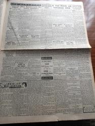 Cumhuriyet Gazetesi - 22 Aralık 1947 - bütçe komisyonunda ileri sürülen temenniler - polis ve jandarmanın motorize olması lüzumu belirtildi - Demokrat Parti Recep Peker'in açık konuşmasını istiyor - Fuat köprü'nün suali Hürriyet kahramanı olmak isteyen tecrübeli ve olgun kimseler kimlerdir - Sadık Aldoğan'ın teşrii dokunulmazlığı - Prenses Nilüfer İstanbul'a geldi - Galatasaray ile Fenerbahçe 2-2 berabere kaldı fotoğraf - stadyum kapısında karaborsa bilet satışı fotoğraf - Türk kooperatifçilik Kongresi açıldı - işçilerimiz Komünizmi telin ettiler - fuzuli'nin mezarı Yazan İsmail Hami Danişment - Namık Kemal'i anma töreni - şehrazatın doğuşu yarın akşam Sümer sinemasında - çapamarka salebi - Türk Ticaret Bankası - Hoover elektrik süpürgesi - Doktor Hasan Avşar kulak burun boğaz mütehassısı - bugünkü radyo programı - İstanbul Belediyesi Şehir Tiyatroları dram kısmında iki başlı kartal komedi kısmında İpekçi merhum - good year lastikleri - tek tip ekmek satışı bugün başlıyor