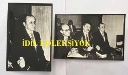 GAZİNOCULAR KRALI FAHRETTİN ASLAN'IN ORİJİNAL AJANS BASIMI 2'Lİ FOTOĞRAF SETİ - 18 x 12 cm EBADINDA -  FAHRETTİN ASLAN MAHKEMEDE DURUŞMA ANINDA AVUKATLARIYLA OTURURKEN ÇEKİLMİŞ 2 FARKLI KARE