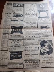 Cumhuriyet Gazetesi - 15 Ocak 1947 - çıkar yol yazan Nadir Nadi Başmakale - Millet Meclisinin bugünkü içtimai - İstanbul milletvekili salomon adatto'nun durumu görüşülecek - Suriye'de Türklere karşı tazyik başladı - Lazkiye Fırat ve cezire bölgelerini memnu mıntıka ilan ettiler - Ürdün kralı Abdullah vilayet konağındaki öğle yemeğinde fotoğraf - halk partisi'nde Hamdullah Suphi Tanrıöver'den başka Muhittin Baha Pars da verdiği takriri izah edecek - belediye kararına göre Bugünden itibaren kıvırcık et 225 karaman 220 kuruşa satılacak - rakı fiyatları her şeye rağmen indirildi - Azerbaycan'da neler oluyor yazan Mirza Bala - Erses sving Orkestrası - senede bir gün filmi reji Ferdi Tayfur başrolde Cahide Sonku Suavi Tedü İpek ve Saray sinemasında - Yavuz Sultan Selim ağlıyor yazan Feridun Fazıl Tülbentçi yazı dizisi - sihirbaz bir kadınla evlendim filmi Pangaltı İnci sinemasında - Lana Turner'in aşk dramı gönül yarası Marmara sinemasında - tiyatro küçük şehir devam ediyor - bulmaca