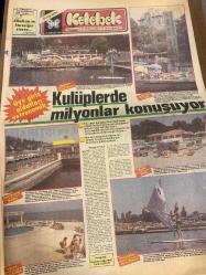 HÜRRİYET KELEBEK GAZETESİ DOĞUM GÜNÜ GAZETESİ - 22 AĞUSTOS 1985  - Mehmet Ali Yula-Hayrettin Karateke-Haluk Özözlü-Marmara Yelken kulübü-Anadolu kulübü-Büyük kulüp-Kuruçeşmedeki galatasaray adası-Cüneyt Arkın-Zümrüt Cansel-Nefret-Eray Özbal-Mine sun-Serdar cem-Huysuz virjin-Selim ileri-Mesut Çakarlı-Memo-Cevat kurtuluş-Cevdet balıkcı-Çetin başaran-Ersin burak-Günün adamı-Ali poyrazoğlu-İsmet ay-Levent Kazak-Hayri Caner-Ferdi Tayfur-Cüneyt Arkın-Necla Nazır-Fıkra torbası-çiçekçinin kızı -Adile Naşit-Kartal tibet-Ekrem Bora-Nilgün Akçaoğlu-bizimkiler-Fatoş-güngörmüşler-dedektif nik-sayfa sayısı 4 tür