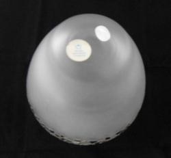 Paşabahçe imalatı opak vazo gümüş kakamalı AZ ÇIKAR