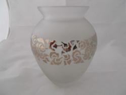 Paşabahçe imalatı opak vazo gümüş kakamalı AZ ÇIKAR