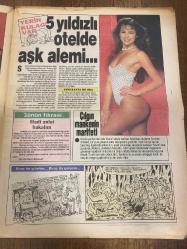 SAKLAMBAÇ GAZETESİ DOĞUM GÜNÜ GAZETESİ - 5 EKİM 1991  - Türkan Şoray-Romy Schneider-Michael Jürgs-Roxette’ten aşk şarkısı-Marky Mark geliyor-Michael Cretu-Dj jazzy-corinne stewart-günün fıkrası-5 yıldızlı otelde aşk alemi-Ömer balıksırtı-Mavi ufuklr-Ornella Pacelli-alberto Dı stefano-Ivan Rassımov-üzüm sağlıktır-ev işi yaparken sırtınız ağrımasın-bizim mutfak-Ergün köknar-Güzin abla-ev hali-Orhan Önal-Arkası yarın-Cem Özer-Marlon Brando-Wang vey hua-Ali Öztürk