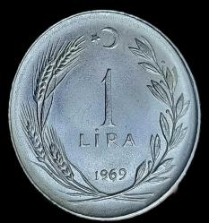 1969 1 Lira Çil