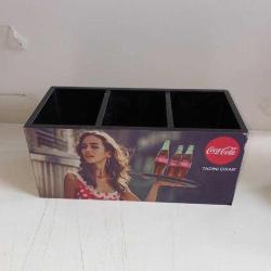 Coca cola ahşap kasa kutu