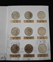 Osmanlı Padişahları ÇİL MADENİ PARA SETİ (TAM SET KİTAPÇIKTA)