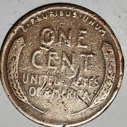 AMERİKA 1937   1 CENT  BUĞDAY CENT