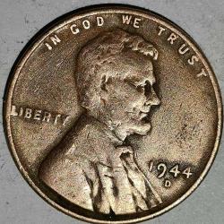 AMERİKA 1944 D    1 CENT  BUĞDAY CENT