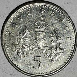 İNGİLTERE  2004    5 PENCE