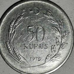 TÜRKİYE  1975   50  KURUŞ