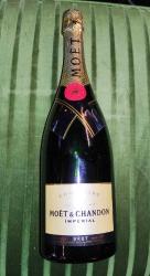 19343-KOLEKSİYONLUK DÜNYACA ÜNLÜ MOET & CHANDON CHAMPACNE HİÇ AÇILMAMIŞ BOŞ ŞİŞESİ