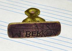 19348-ESKİ PİRİNÇ MÜHÜR